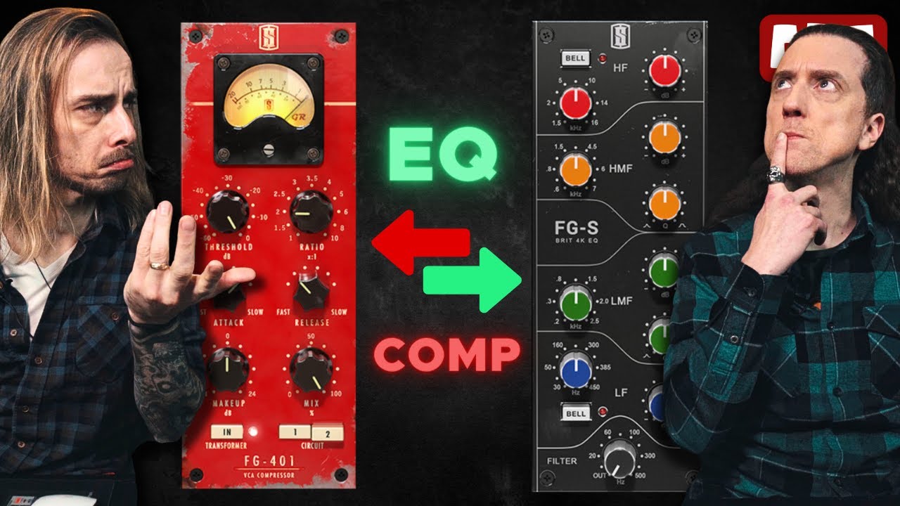 Doit-on mettre d'abord une EQ ou une COMPRESSION quand on mix ?