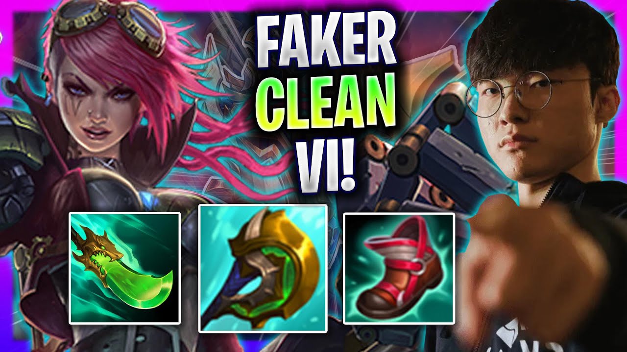 FAKER IS SO CLEAN WITH VI! - T1 Faker Plays Vi Jungle vs Zac! | Season 2023