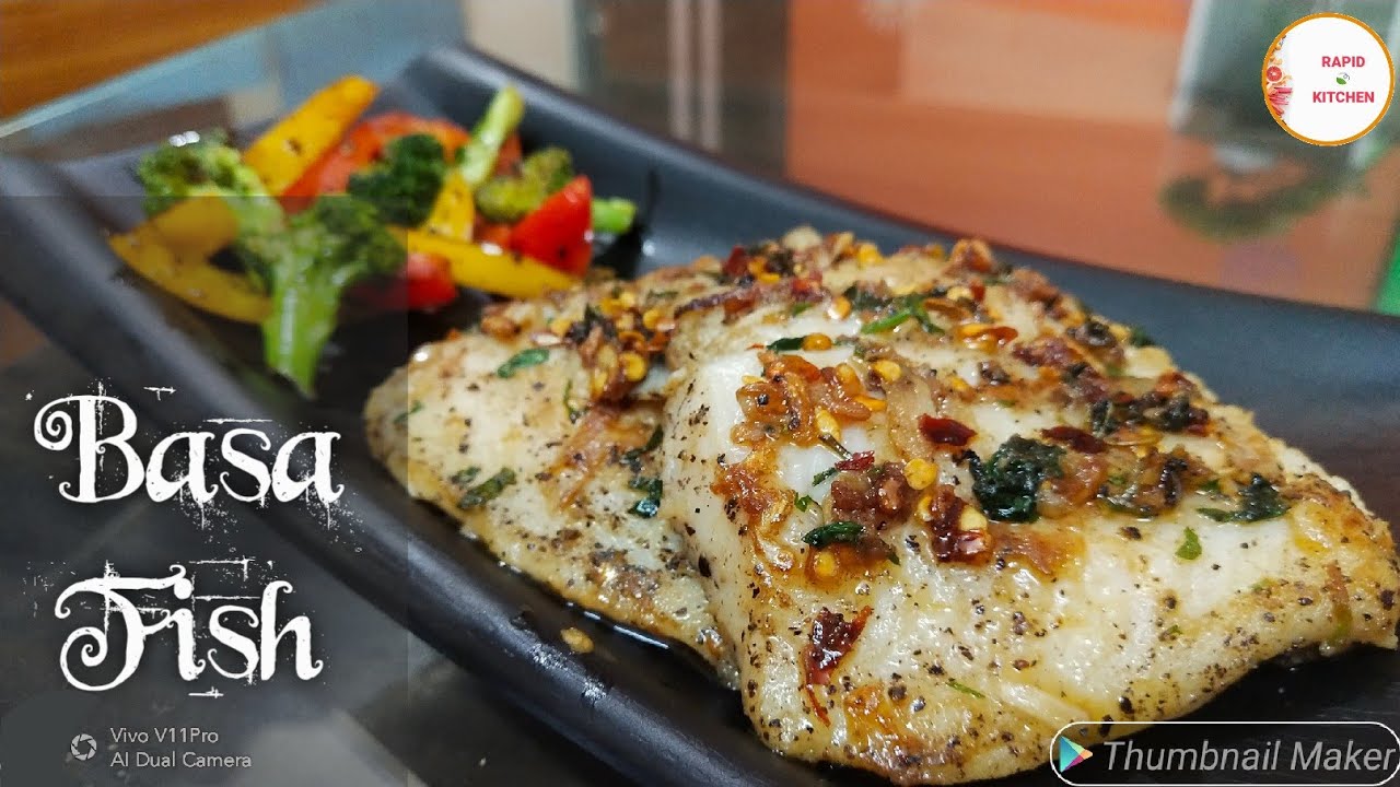 Basa Fish Recipe || Basa Fish With Lemon Butter Sauce || Quick & Easy Fish Recipe