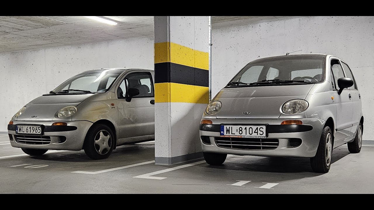 Matiz #169 Przyprowadzam Matiza z garażu.