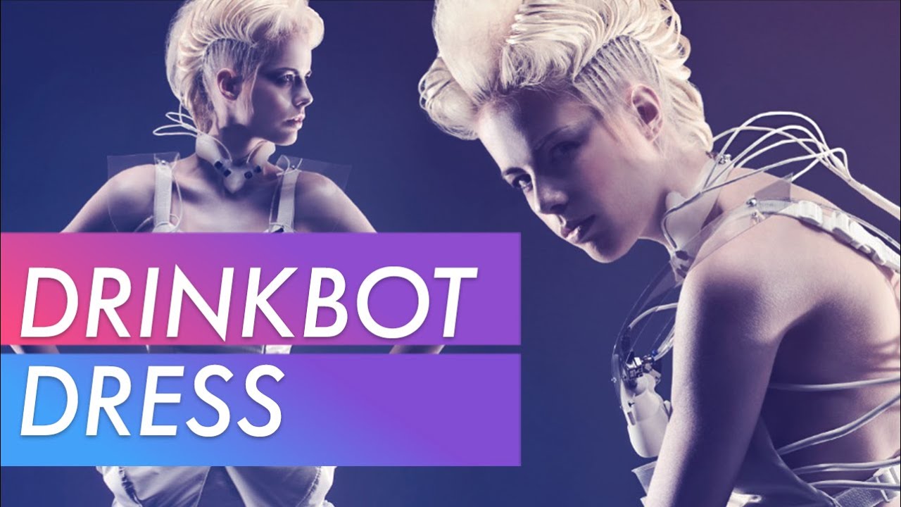 Anouk Wipprecht's Drinkbot Dress in Toronto