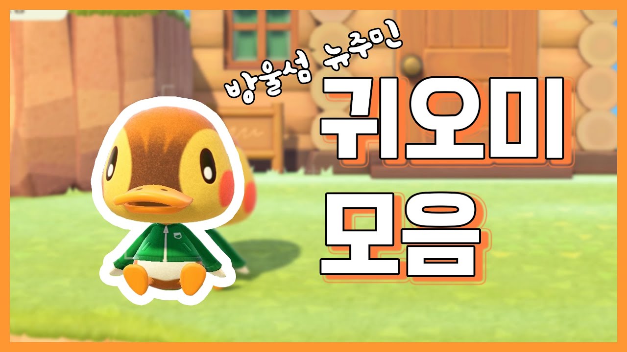 [모동숲] 방울섬 뉴 주민! 귀오미 입덕영상! | 동물의 숲 | 방울섬