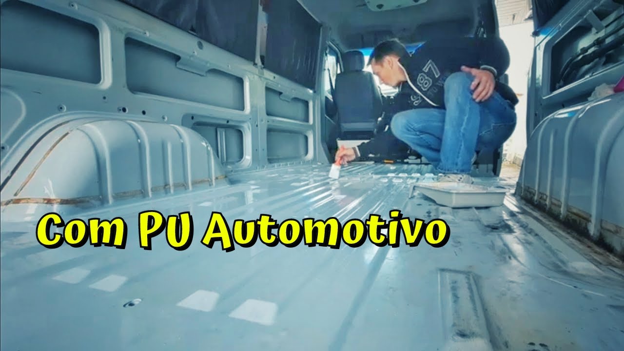 COMO PINTAR ASSOALHO DA VAN | Tratamento FERRUGEM, Preparação e Pintura [Vlog 08]
