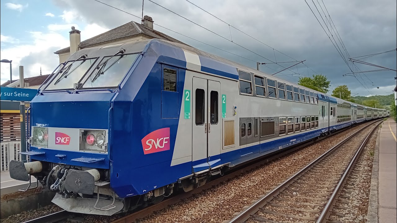 TER Normandie (NOMAD Train Citi)🚂BB 15000 + 🚋V2N : Bonnières➡️Paris Saint-Lazare via Conflans
