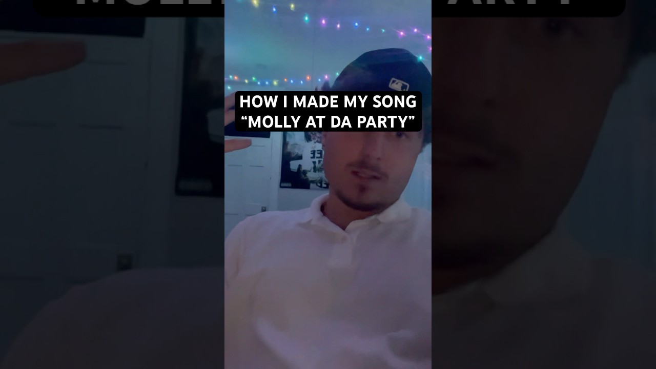 How I made my song &ldquo;MOLLY AT DA PARTY&rdquo; #music #goviral #undergroundhiphop #fyp