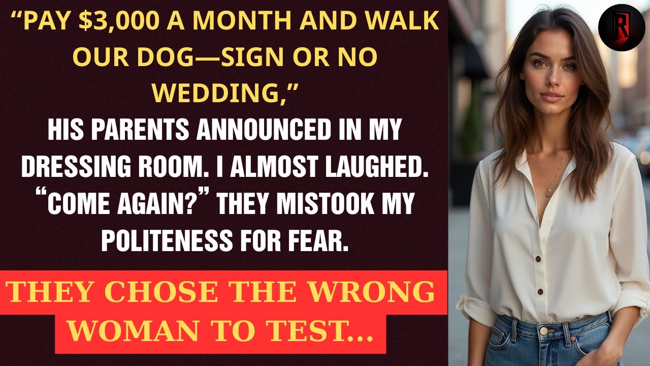 Before My Wedding, My Husband’s Family Handed Me a $3,000 Bill and Treated Me Like Their Dog Walker!