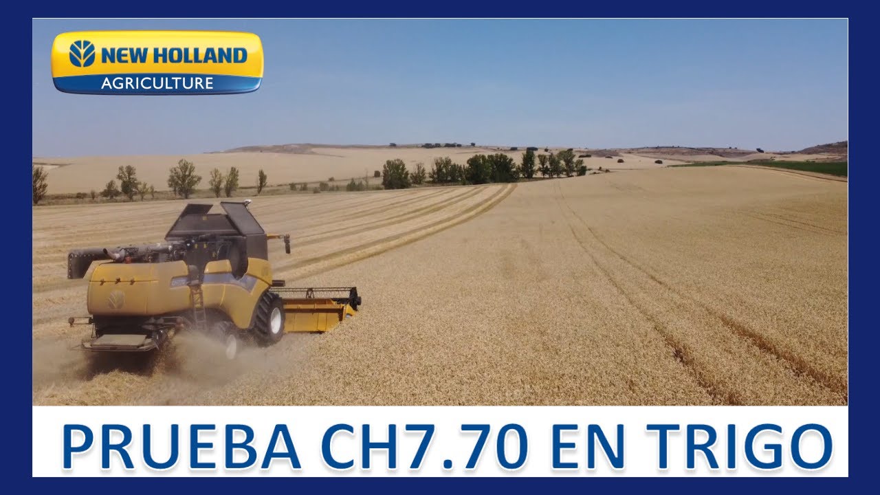 New Holland Pruebas de campo. CH 7.70 en Trigo