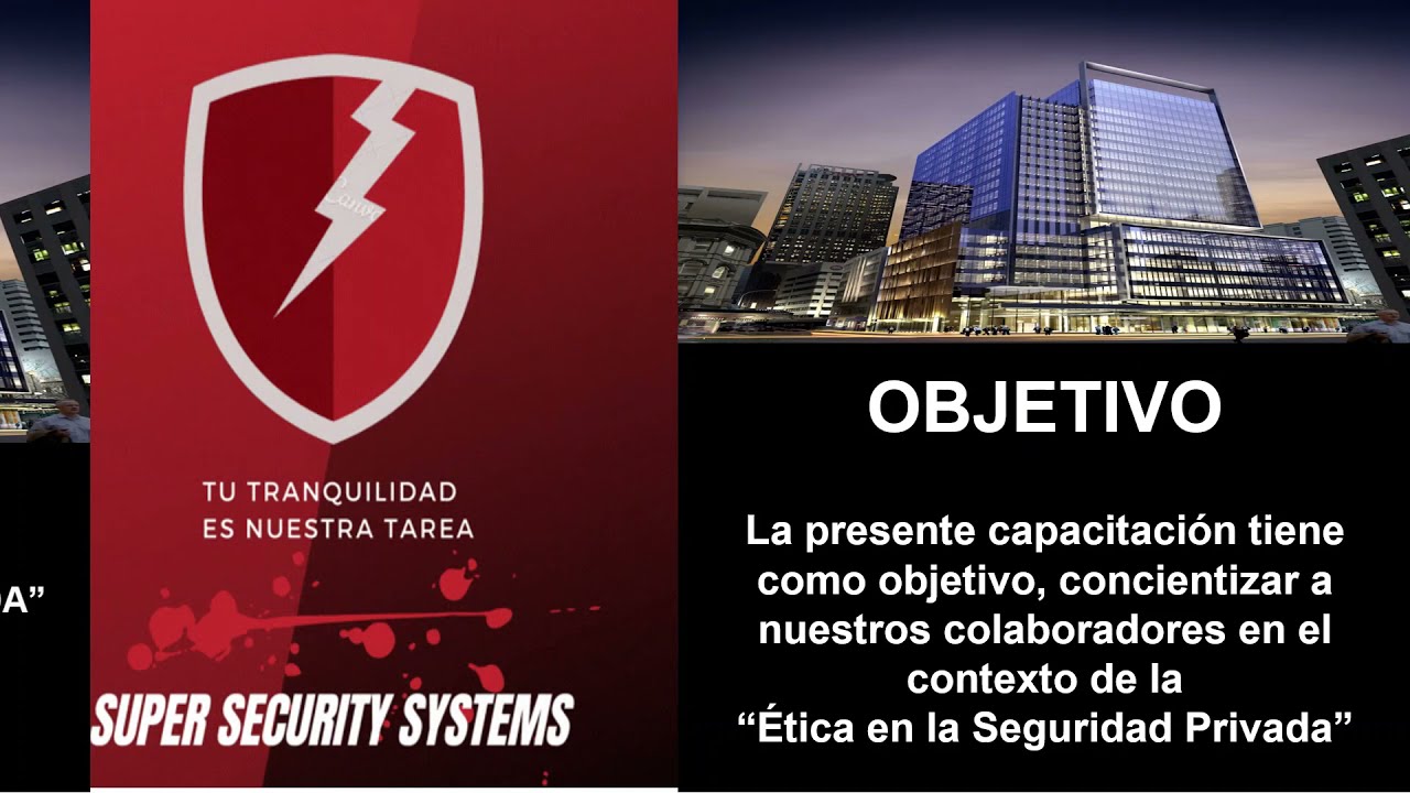 Ética en la seguridad privada