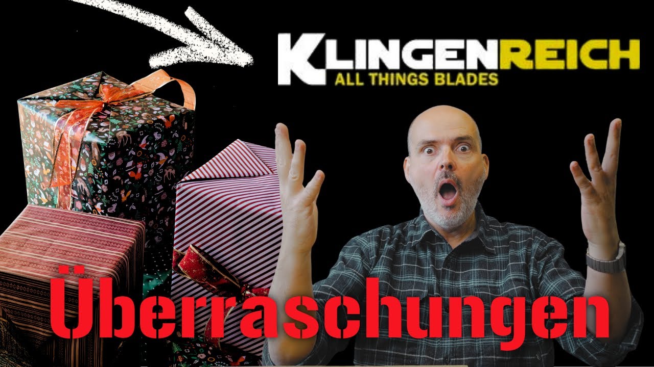 XL Weihnacht Unboxing Klingenreich Messer