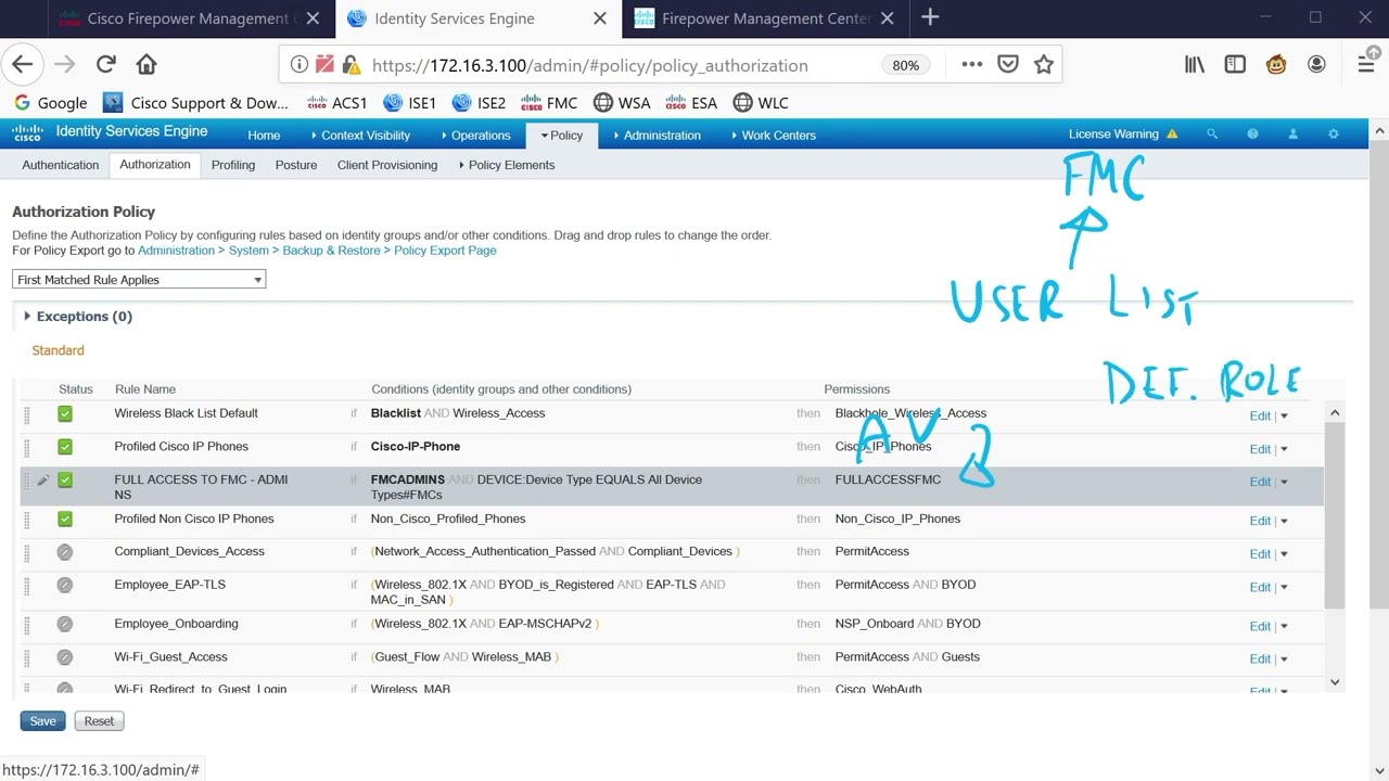 External Authentication with RADIUS Configuration of Firepower Threat Defense CCNP Sec 300-710 SNCF