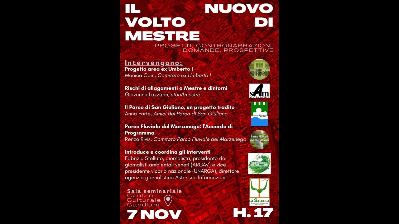 Il Nuovo Volto di Mestre: Progetti, contronarrazioni, domande,  prospettive 07/11/25