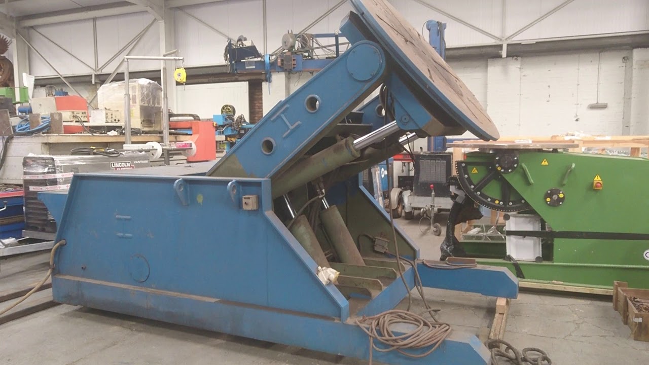 Hydraulic Welding Positioner Under Test at Westermans