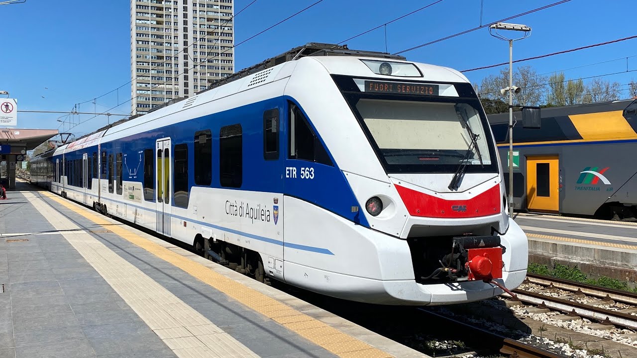 TRENI DI METÀ APRILE 2024 alla stazione di Rimini: FRECCIAROSSA, Intercity e INVII!