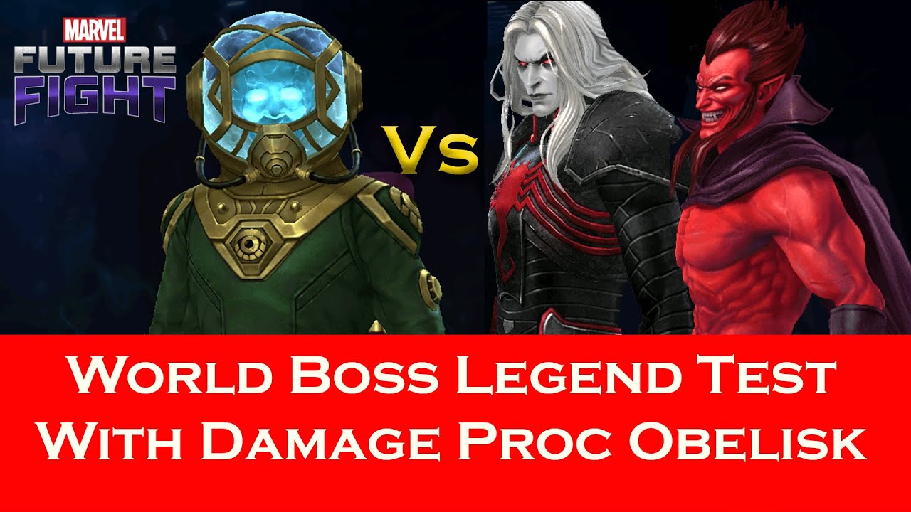 Mysterio New Uniform Test In World Boss Legend - Marvel Future Fight