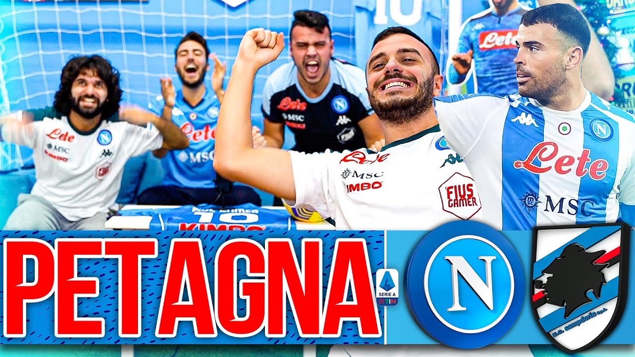 🚜 PETAGNA!!!!!! NAPOLI 2-1 SAMPDORIA | LIVE REACTION TIFOSI NAPOLETANI HD