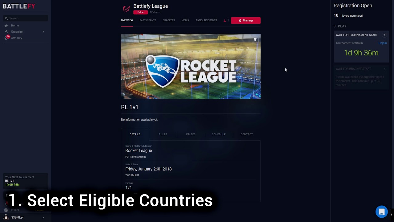 Battlefy Feature Overview - Region Locking