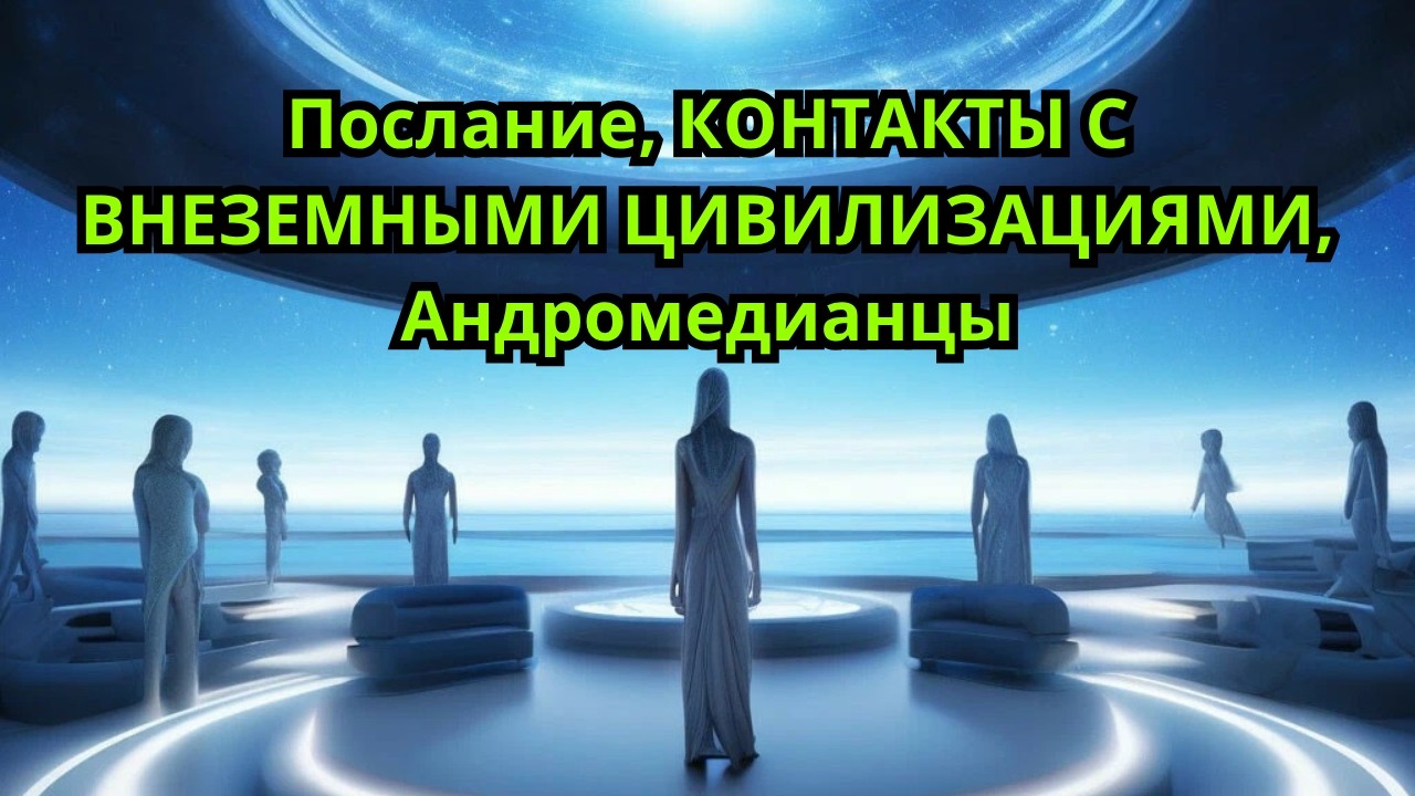 Послание, КОНТАКТЫ С ВНЕЗЕМНЫМИ ЦИВИЛИЗАЦИЯМИ, Андромедианцы