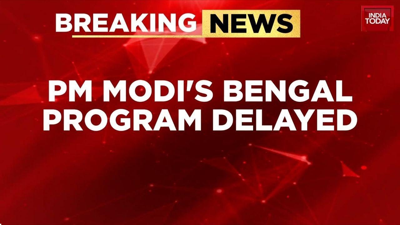 PM Modi&rsquo;s Helicopter Returns to Kolkata Due to Fog; Inauguration Goes Virtual | India Today News