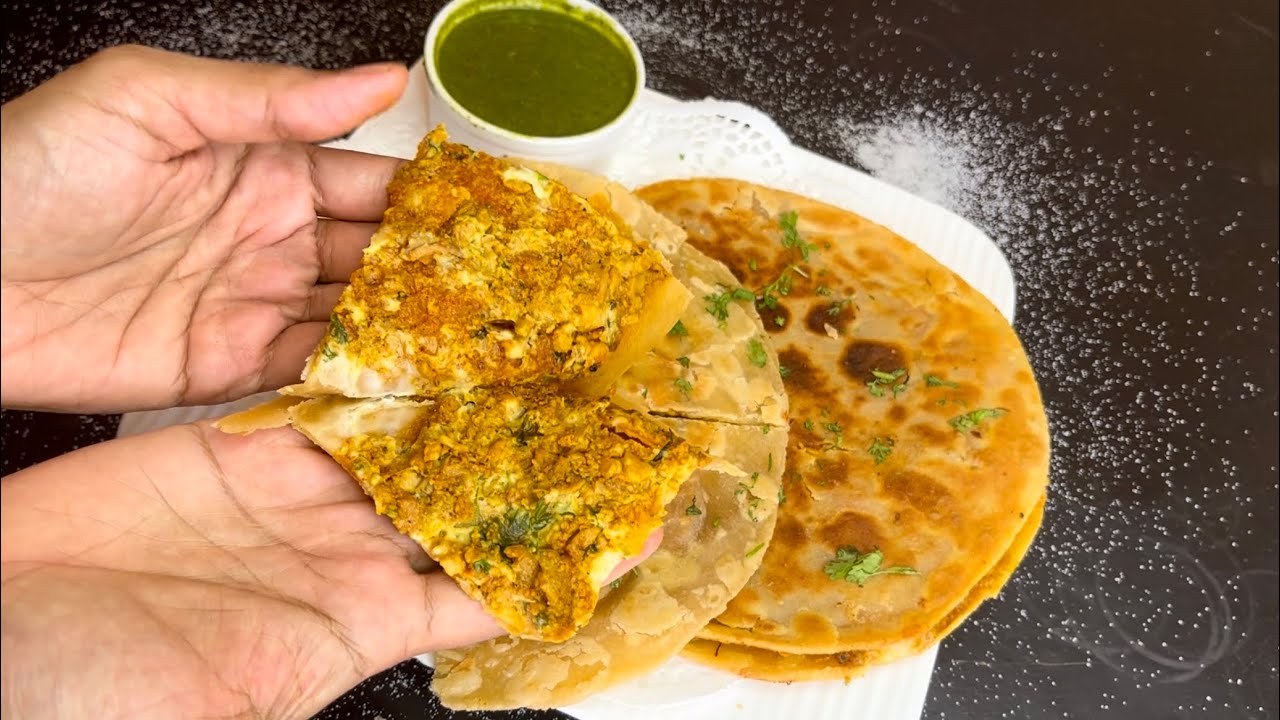 Cheese Chicken Paratha Ki Recipe | चिकन कीमा पराठा | Stuffed Chicken Minced Paratha | Ramadan Recipe