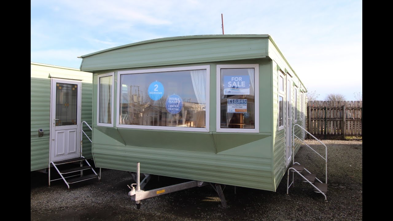 40630 Pemberton Elite 32x12 2 bed 2003 Preowned caravan for sale offsite