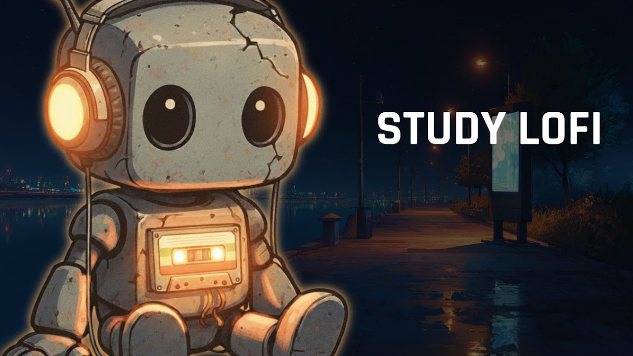 Night Lake Walkway Lofi for Study | Where Echoes Drift Along the Shore–Quiet Night Ambience (Ep.24)