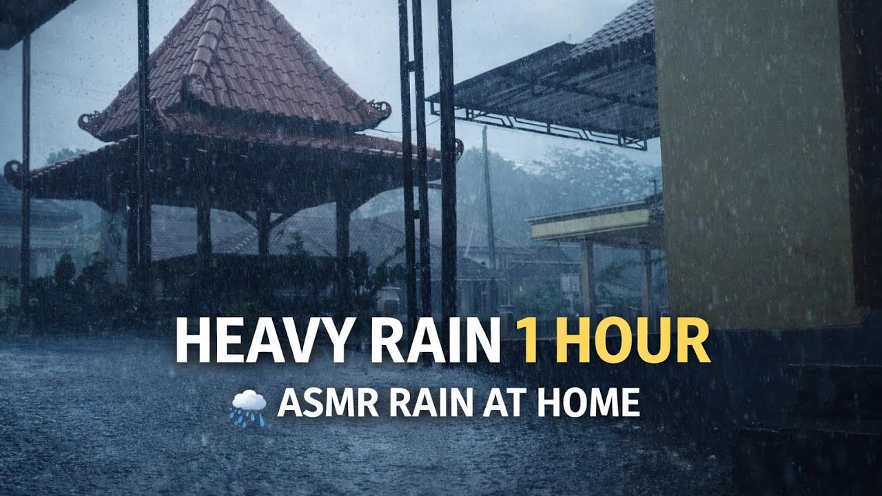 ASMR Rain Sounds for Deep Sleep  No Talking, No Music (1 Hour full)