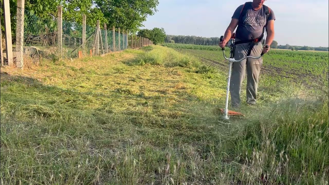 Stihl fs490 és 250 .Első méterek
