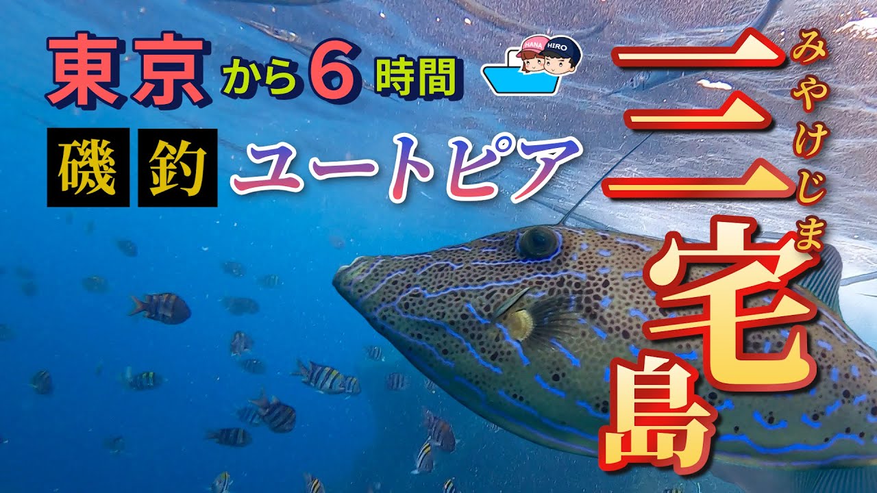 三宅島に、でっかいの釣りに行ってきた！