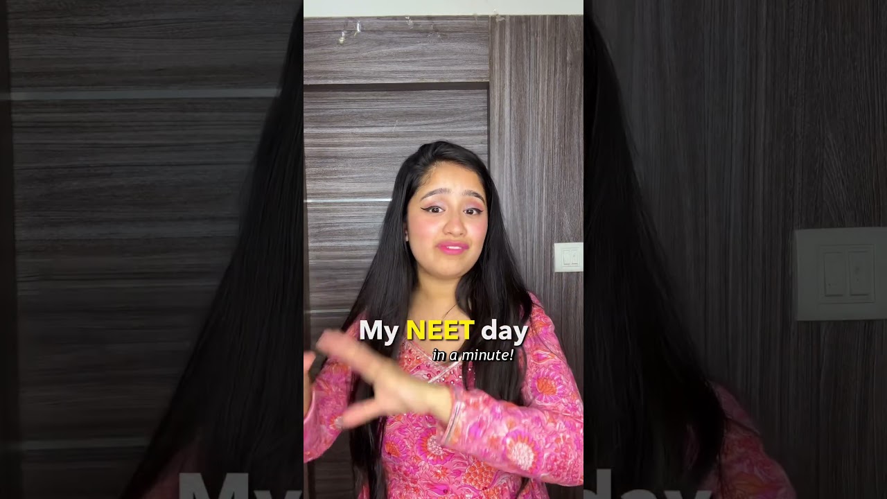 MY NEET DAY IN A MINUTE! #neet2023 #neetday #storytime