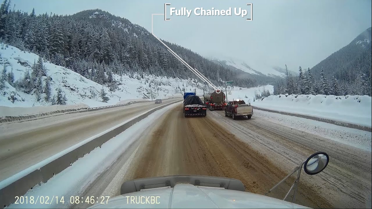 Typical Winter Day on The Coquihalla Highway - Highway Thru Hell