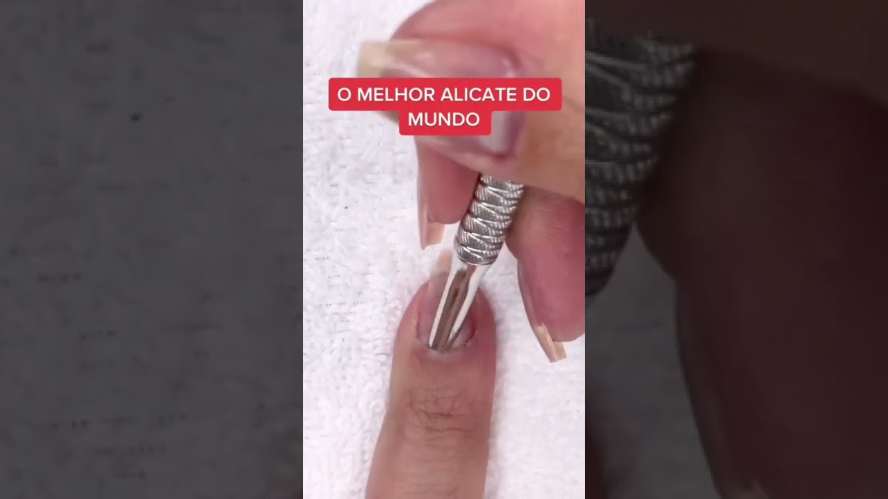 O melhor alicate de cut&iacute;cula 😍