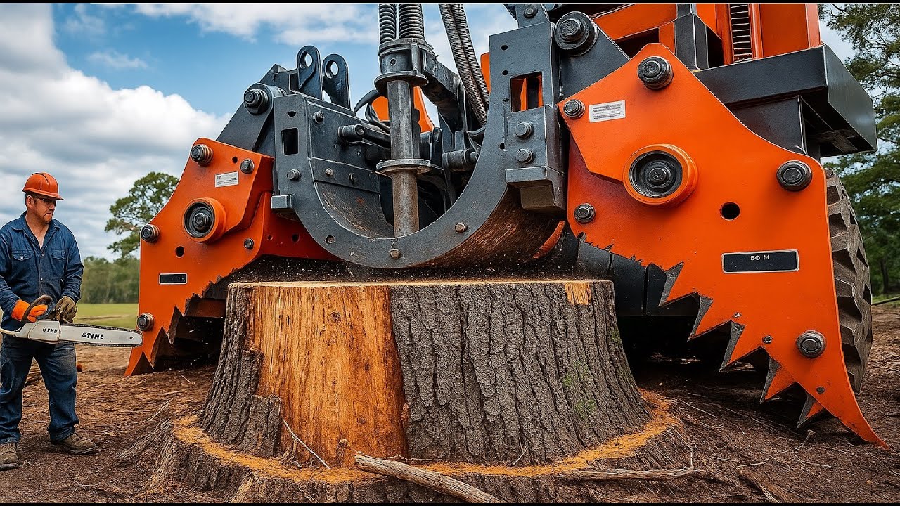 The Most Powerful Stump Grinders Ever – Land Clearing Monsters