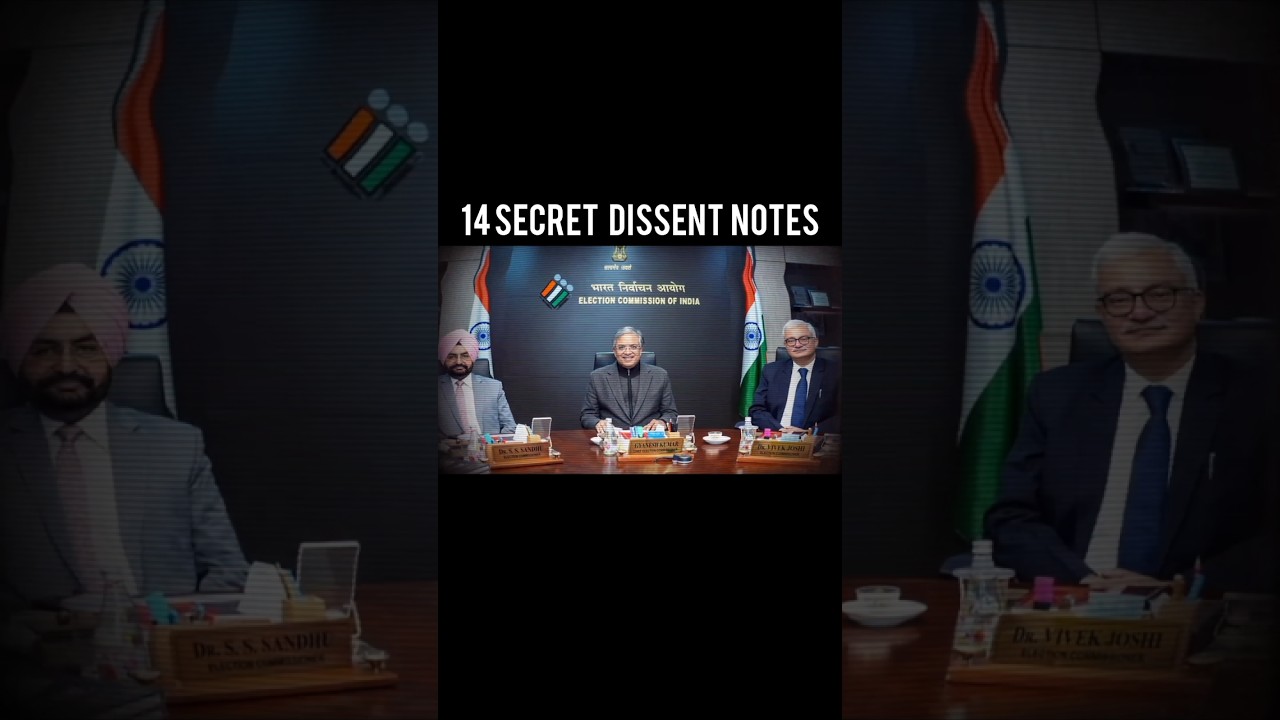 14 Dissent Notes Exposed: How CEC Hijacked Election Commission