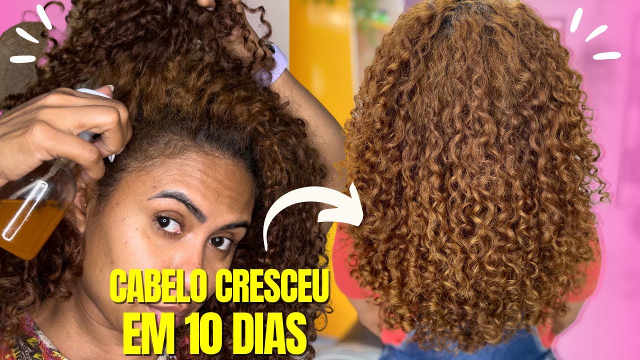 O CABELO CRESCE COMO LOUCO E NÃO CAI/ MELHOR RECEITA DO MUNDO PARA CRESCER CABELO #projetorapunzel