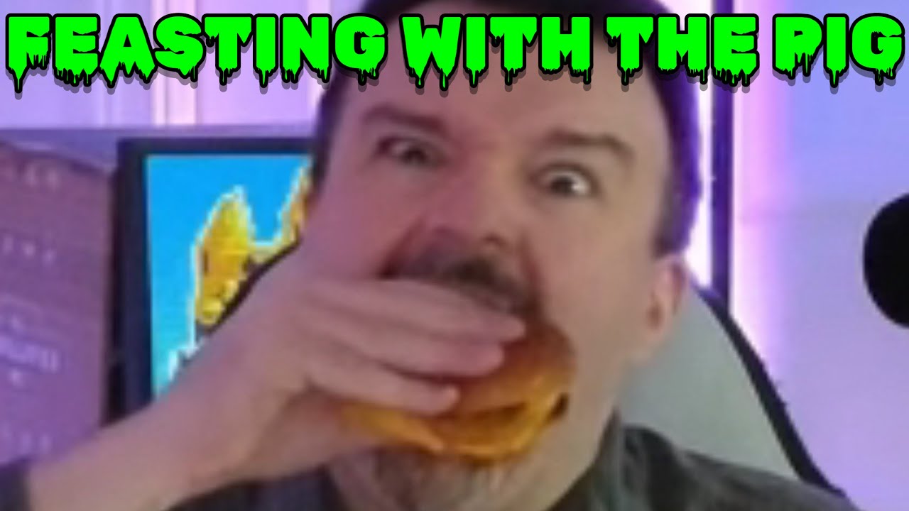 DSP DISGUSTINGLY Stuffs His Face With 3 Arby's Sandwiches, Feasting With The Pig