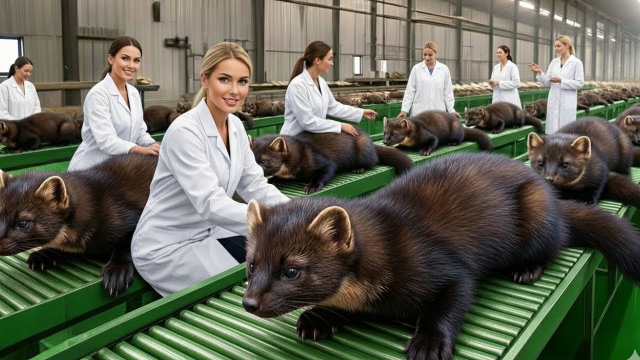 Inside the TITAN RUSSIAN SABLE Factory: Processing 