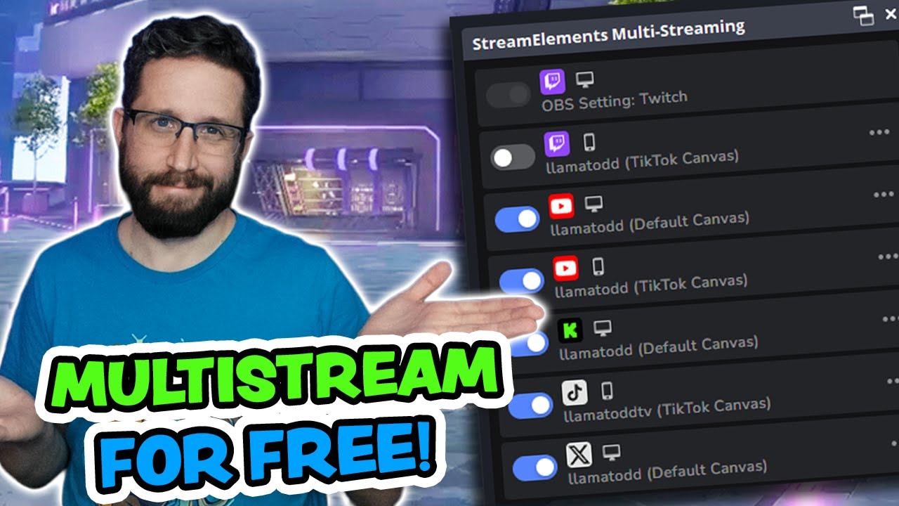 How To Multistream Without Paying! | Setup Guide for OBS and StreamElements Live 2025