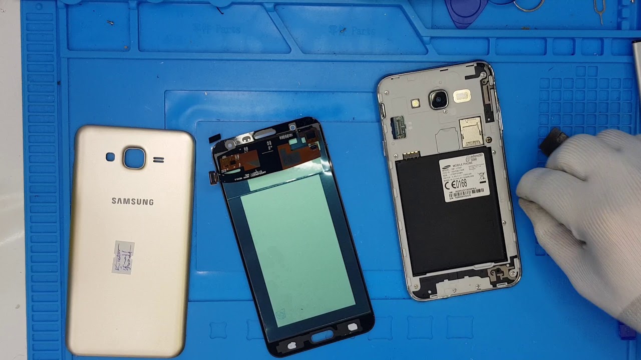 Samsung J7 ekran değişimi yan sanayi revize ekran montajı