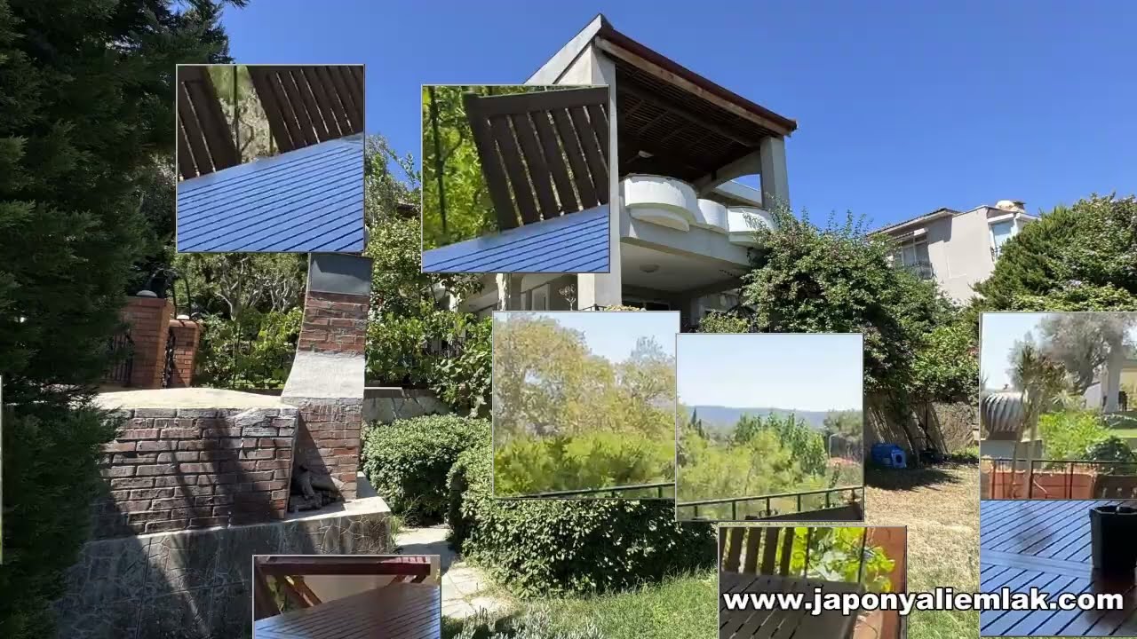 İzmir Urla İskele Şirinoba Site İçinde Müstakil 1.250m2 Arsalı Satılık Deniz Manzaralı Villa