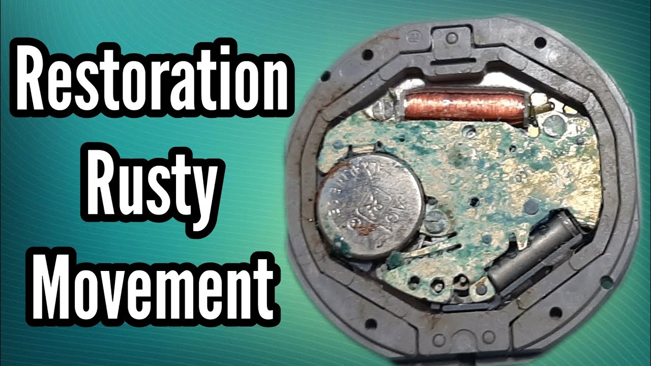 Restoration a Rusty Movement MIYOTA 1M02, 1M12