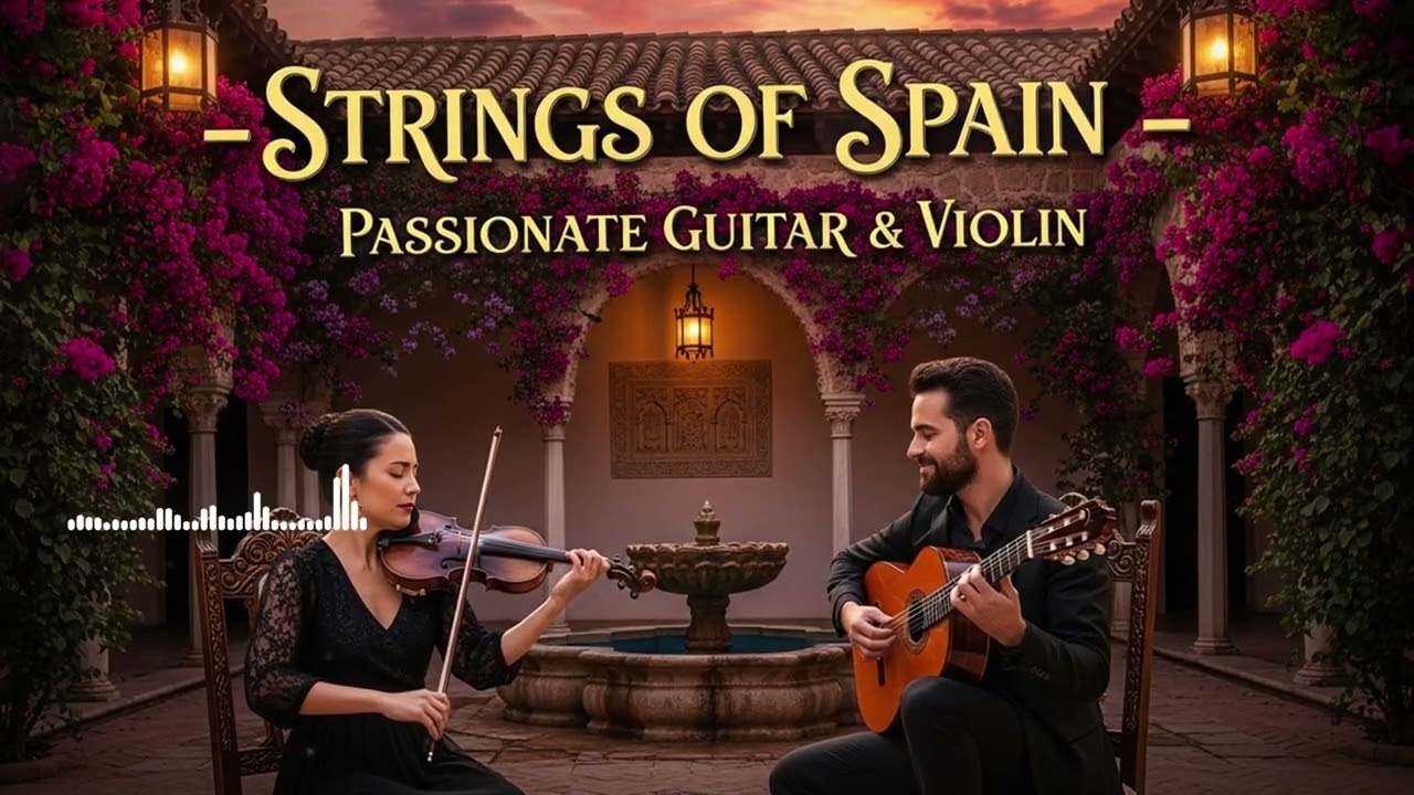 🎸 Spanish Romantic Guitar & Violín – Música Para Relajarse y Soñar