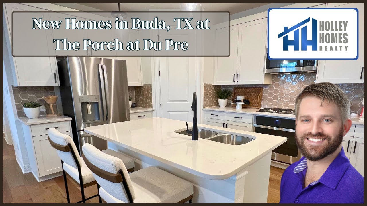 New Home Construction at The Porch at Du Pre in Buda, TX