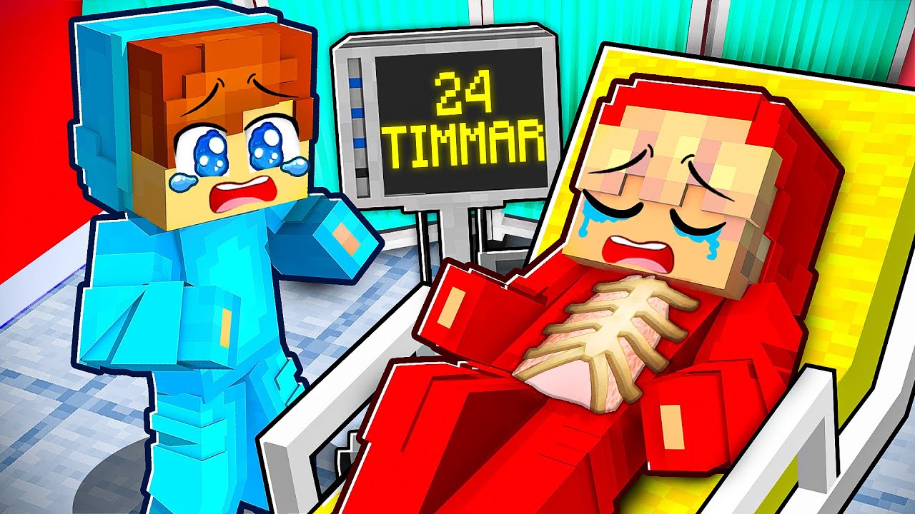 Affe Har Bara 24 Timmar ATT LEVA i Minecraft!