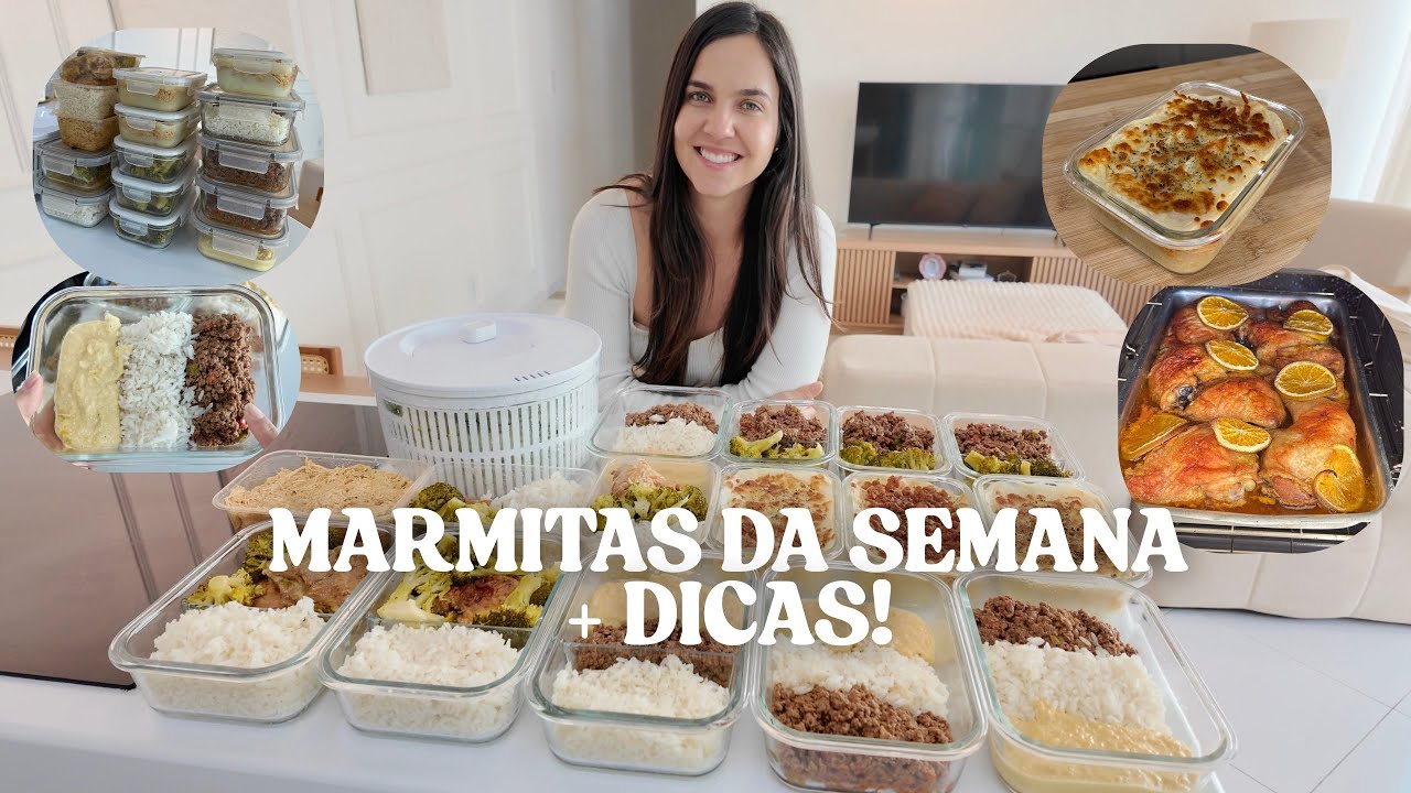 Como fazer marmitas práticas e rápidas para a semana inteira