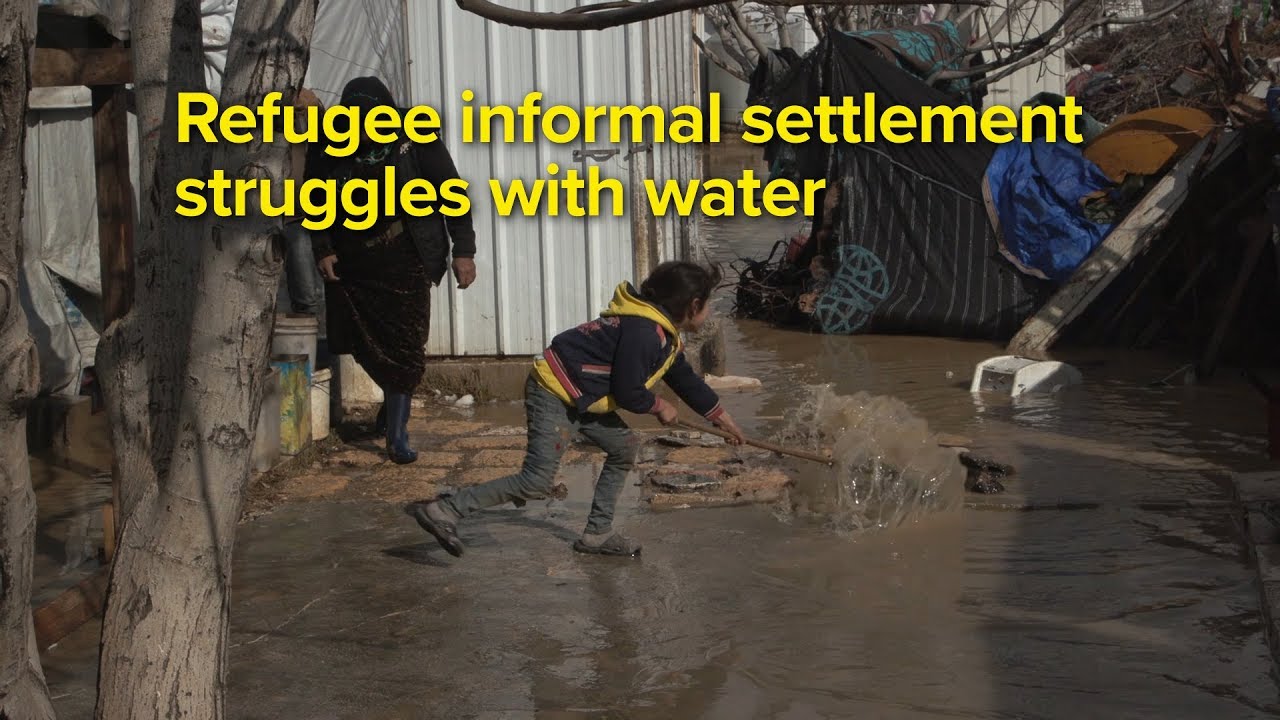 Refugee informal settlement struggles with water