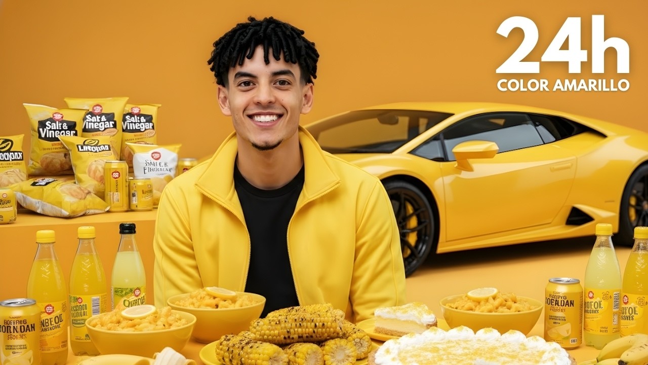 24 horas viviendo y comiendo AMARILLO