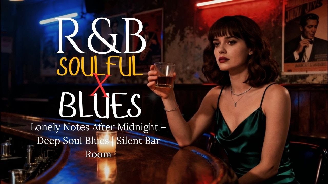 【R&B Soul x Blues】Lonely Notes After Midnight – Deep Soul Blues  Silent Bar Room