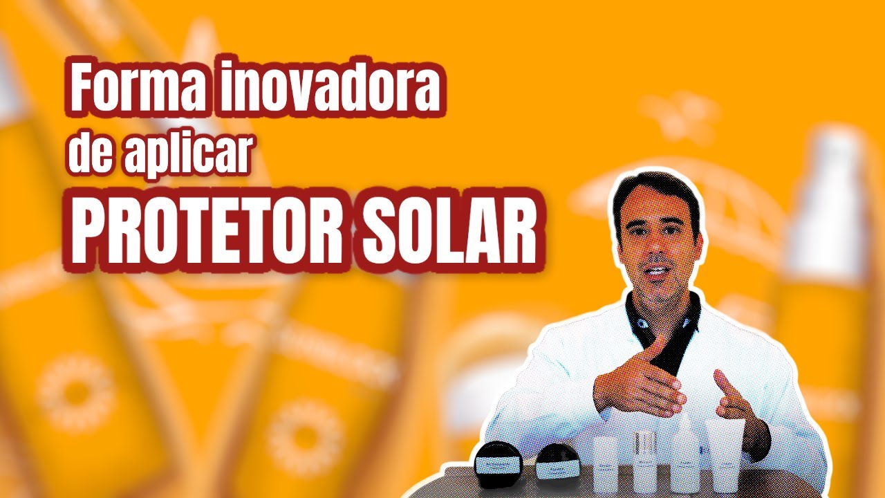 Forma inovadora de aplicar filtro solar