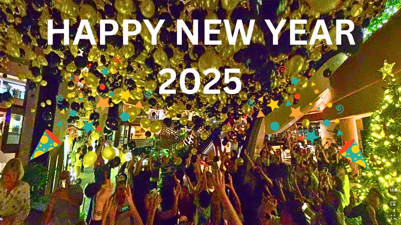 2025 New Year Count Down @ PARKROYAL COLLECTION Marina Bay. 50,000 Balloon Drop at mid night!!!