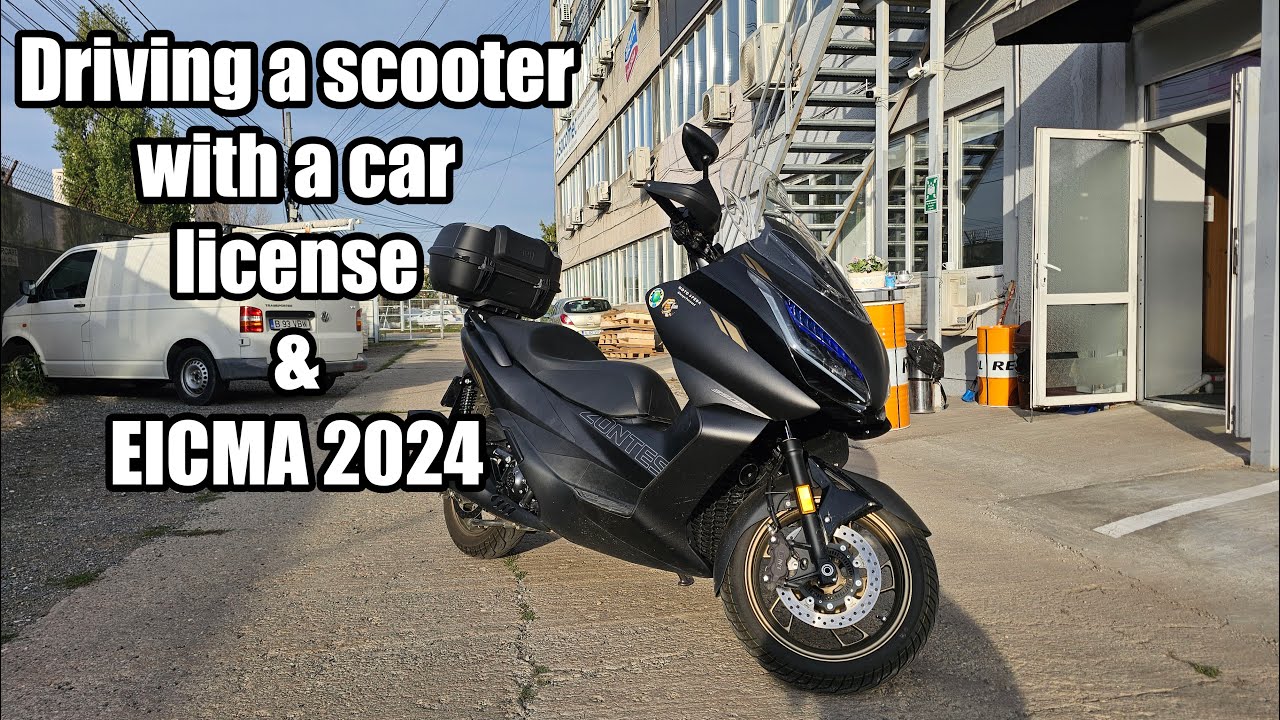Work Commute - Driving scooters with a car license and EICMA 2024